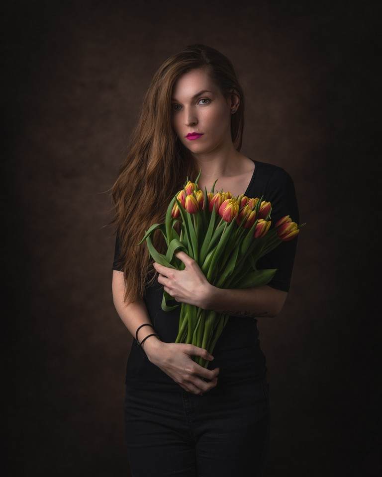 Fine art portrét v ateliéri – fotograf Trenčín